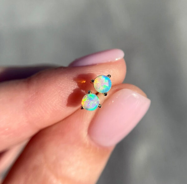 Australian Crystal Opals Earrings