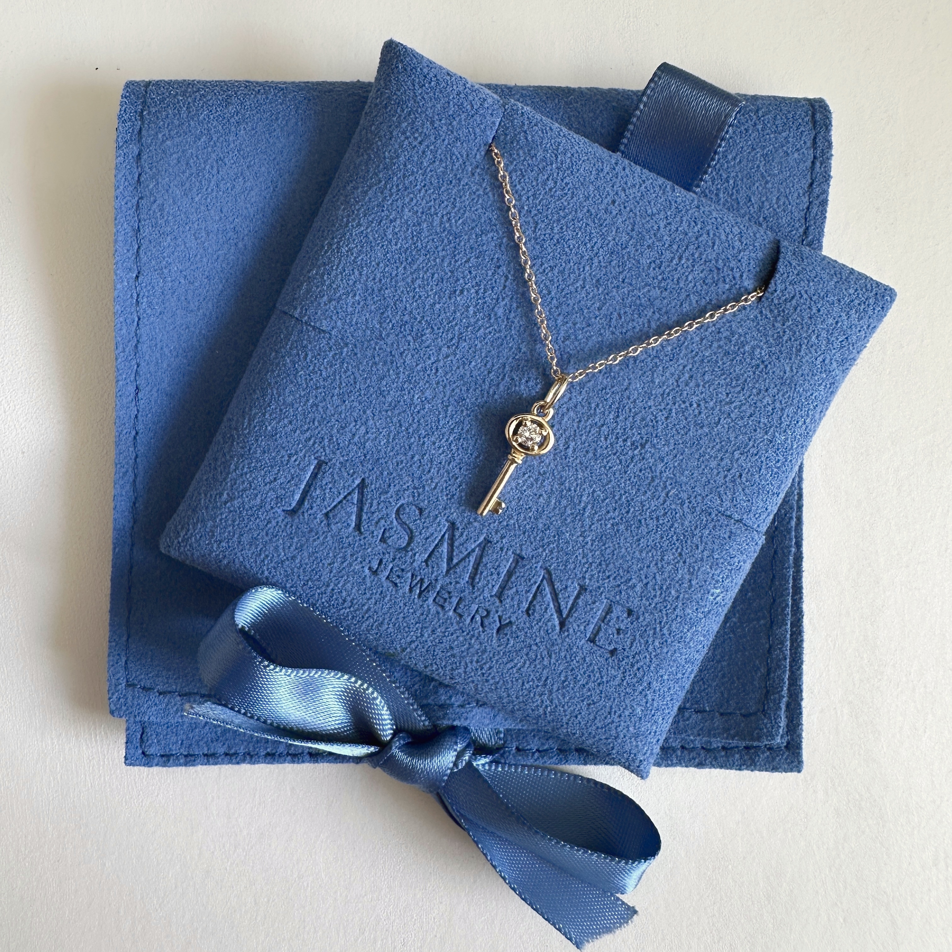 Gold Gemstone Key Charm – Signature Keys Collection - Image 6