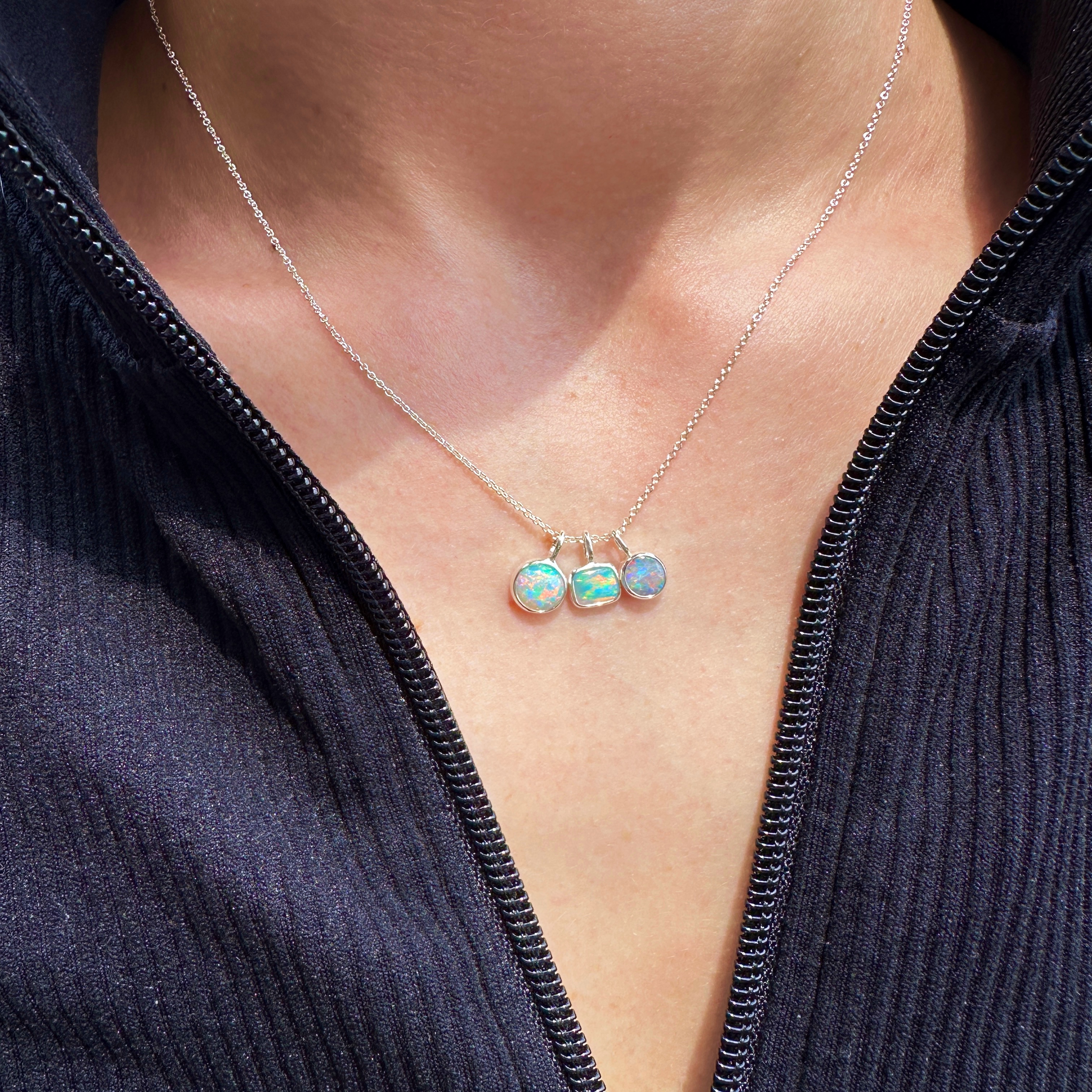 Sterling silver Opal Pendants - Image 9