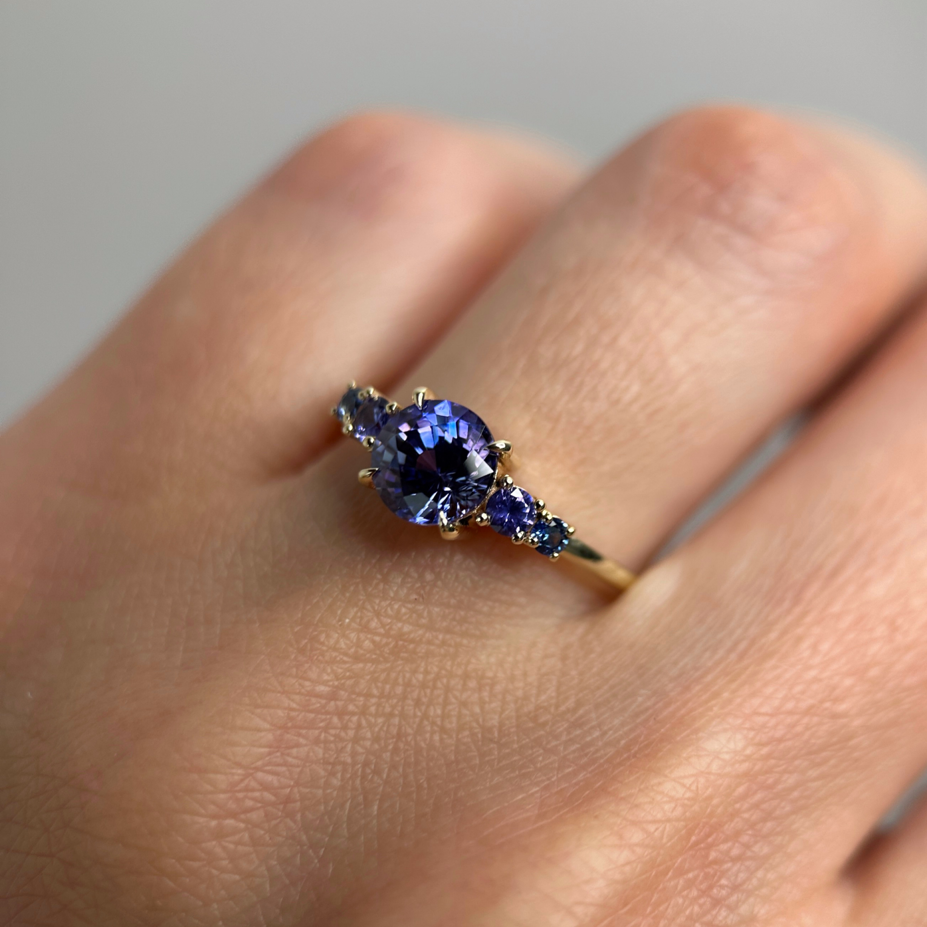 14K Gold and Sapphire Ring